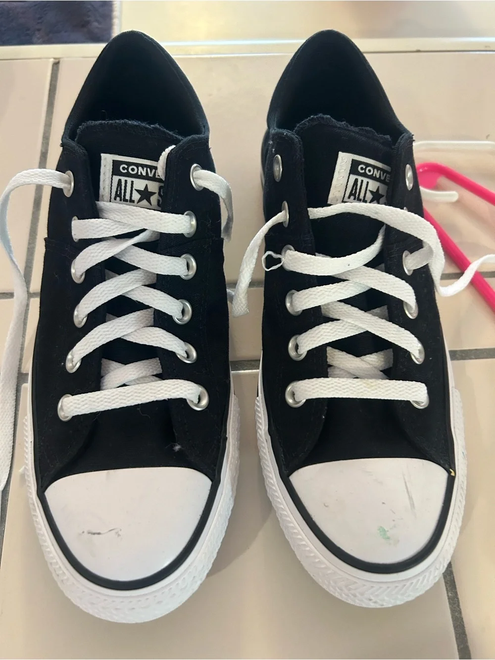Converse Black and White Low Top Sneakers